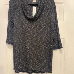 Stitch fix Kayleigh XL Cowl Neck gray Sweater NWT